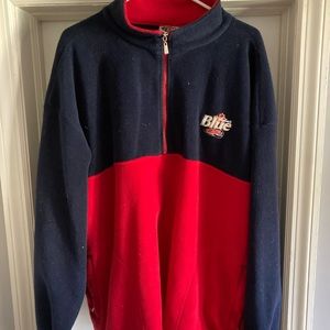 COPY - Labatt blue XL fleece vintage beer hockey